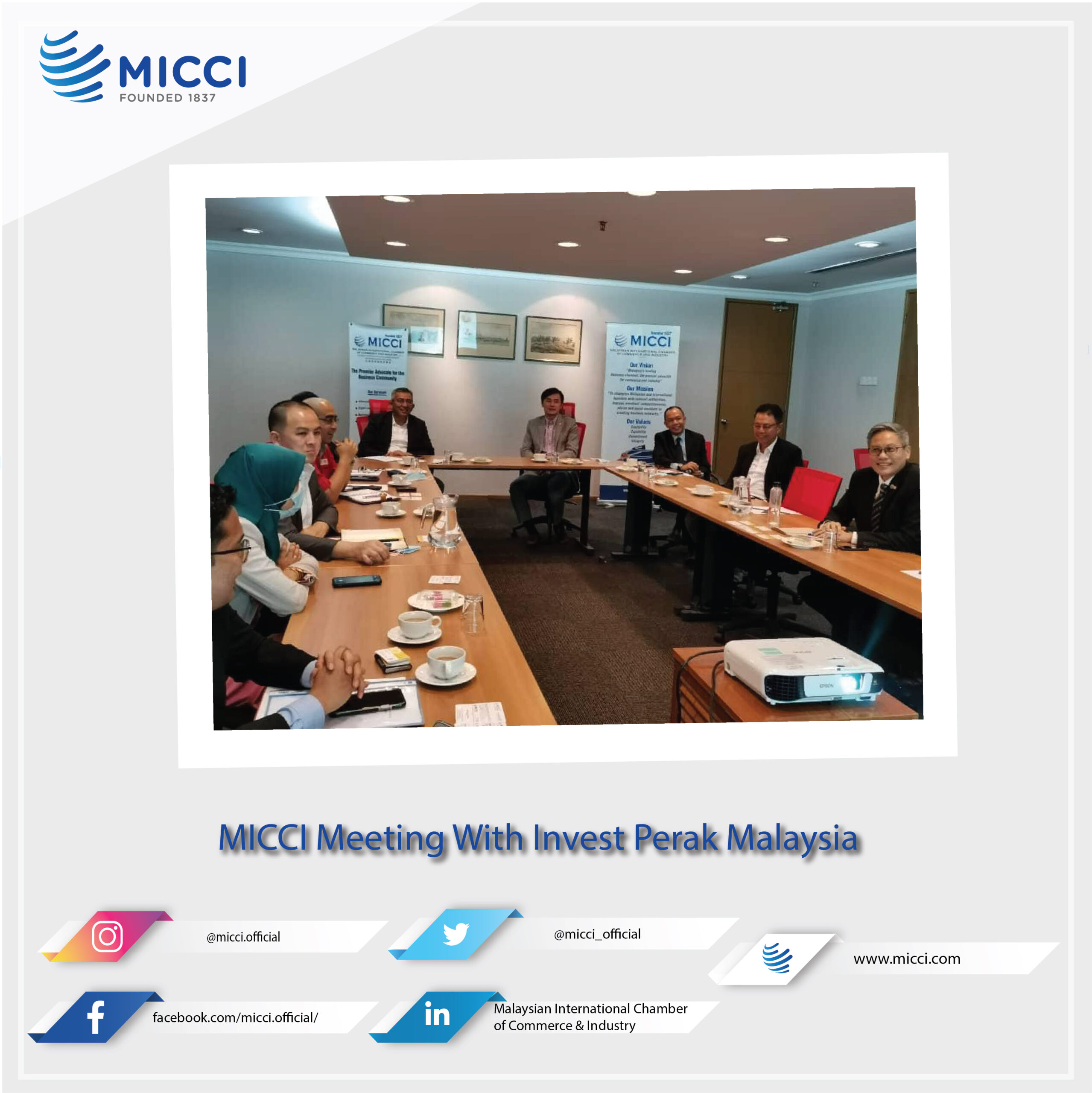 MICCI Meeting With Invest Perak Malaysia 1