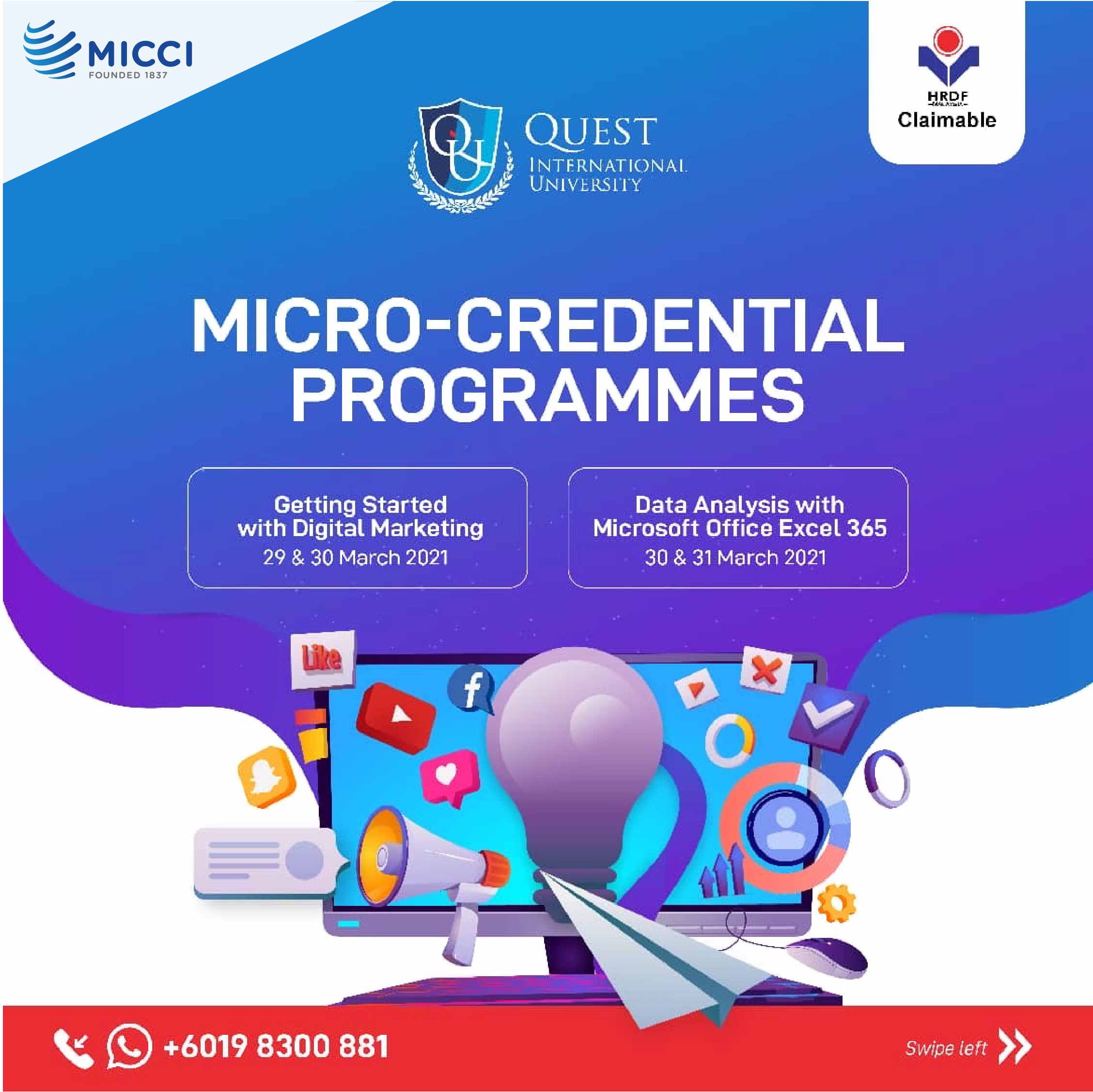 Quest International University’s Micro-credential Programmes