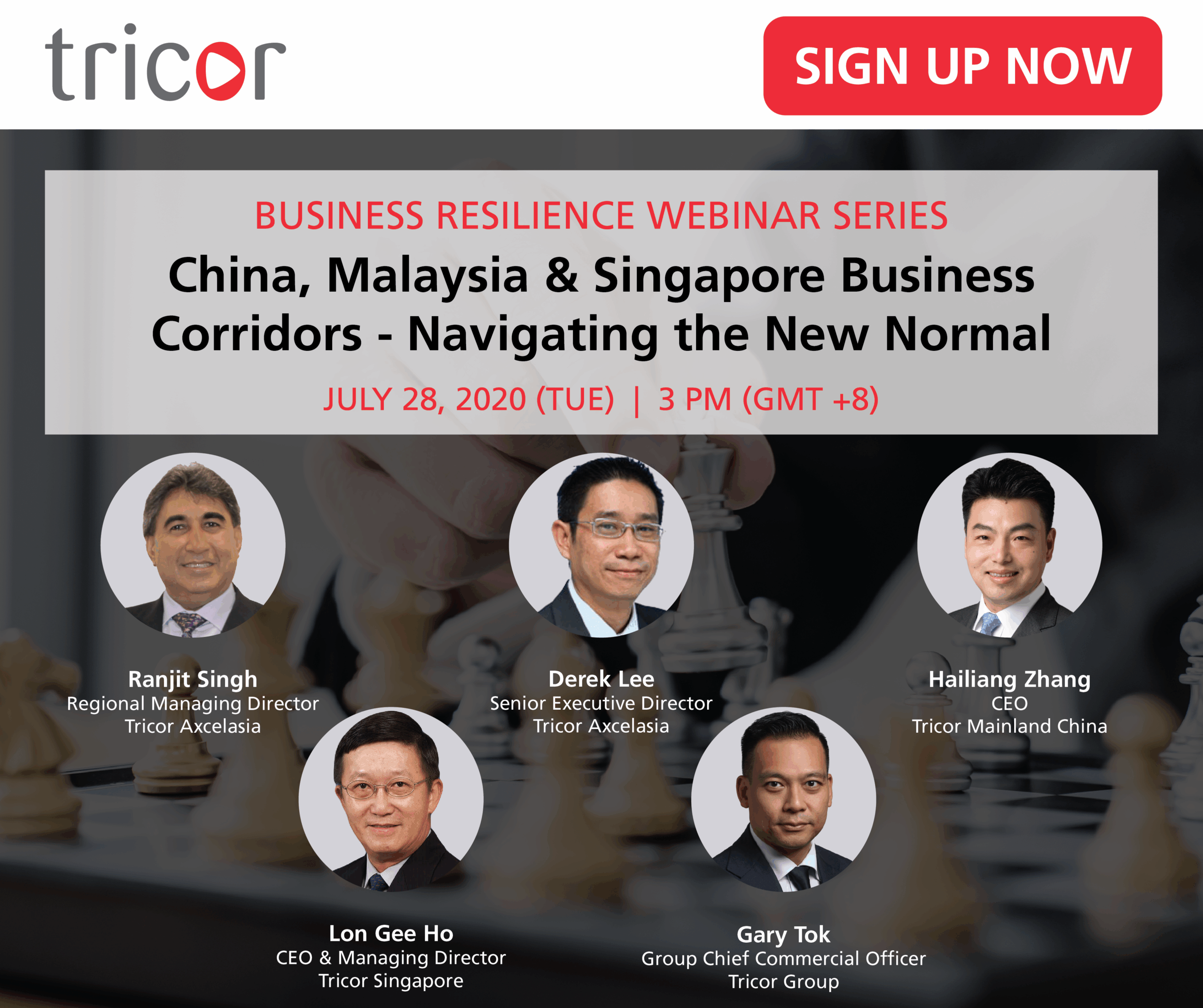 Tricor Business Resilience Webinar Series China, Malaysia, Singapore Business Corridor- Navigating
