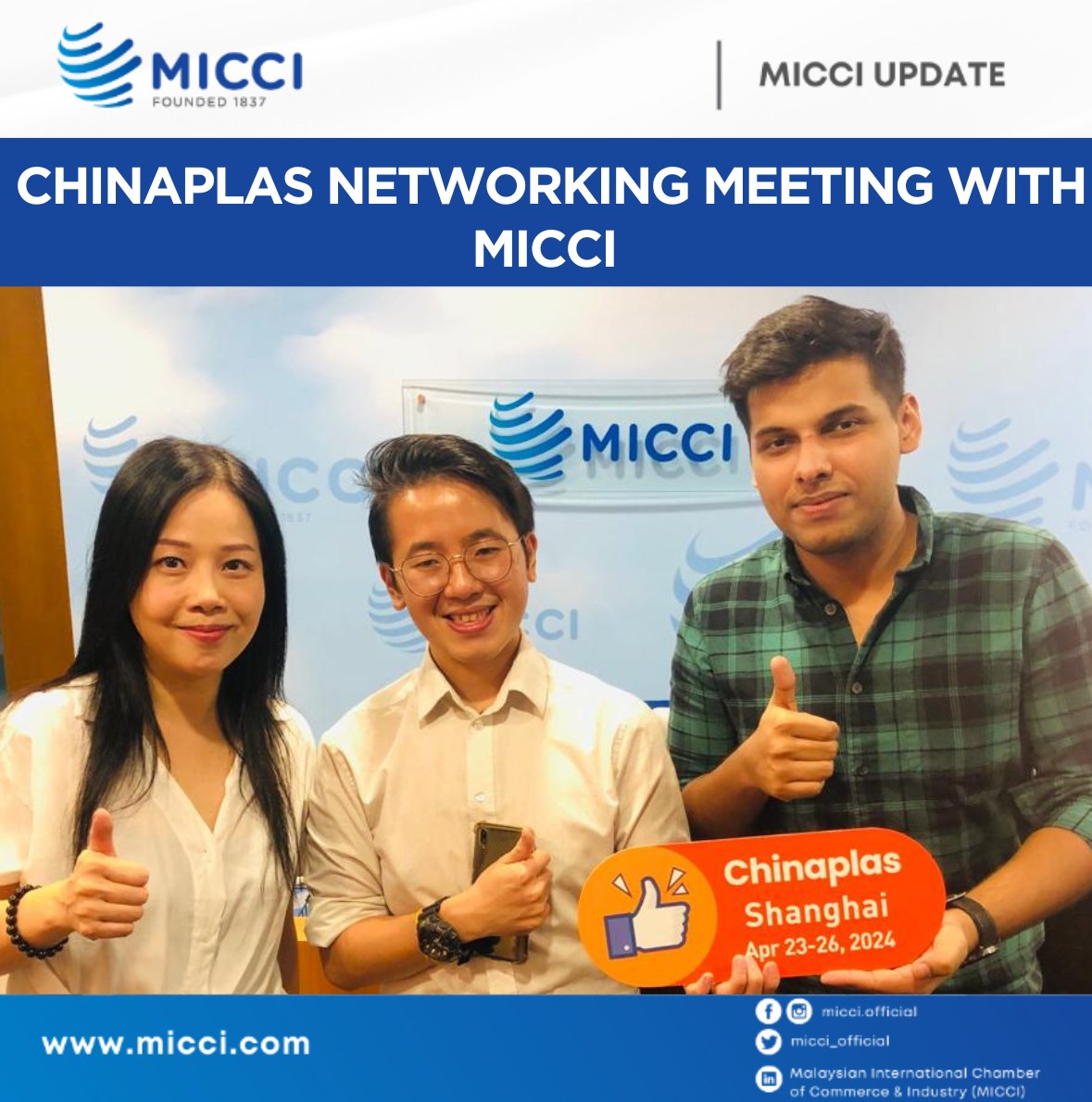 Chinaplas Networking Meeting With MICCI
