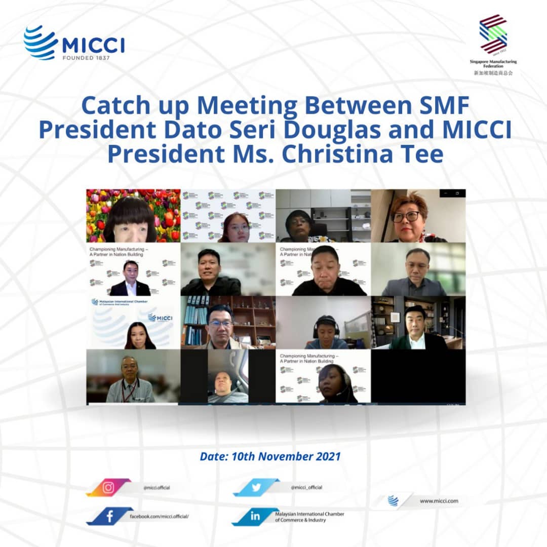 [MICCI UPDATES] Catch up Meeting Between SMF President Dato Seri Douglas and MICCI President Ms. Christina Tee