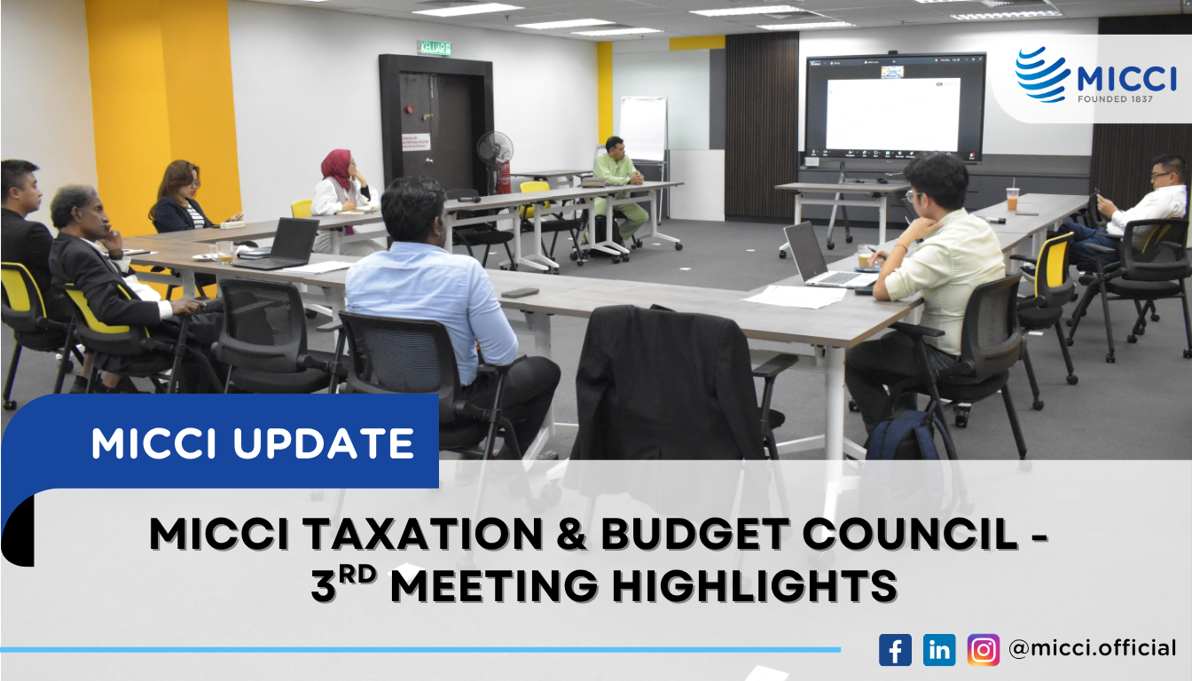 MICCI Taxation & budget council - 3rd meeting highlights