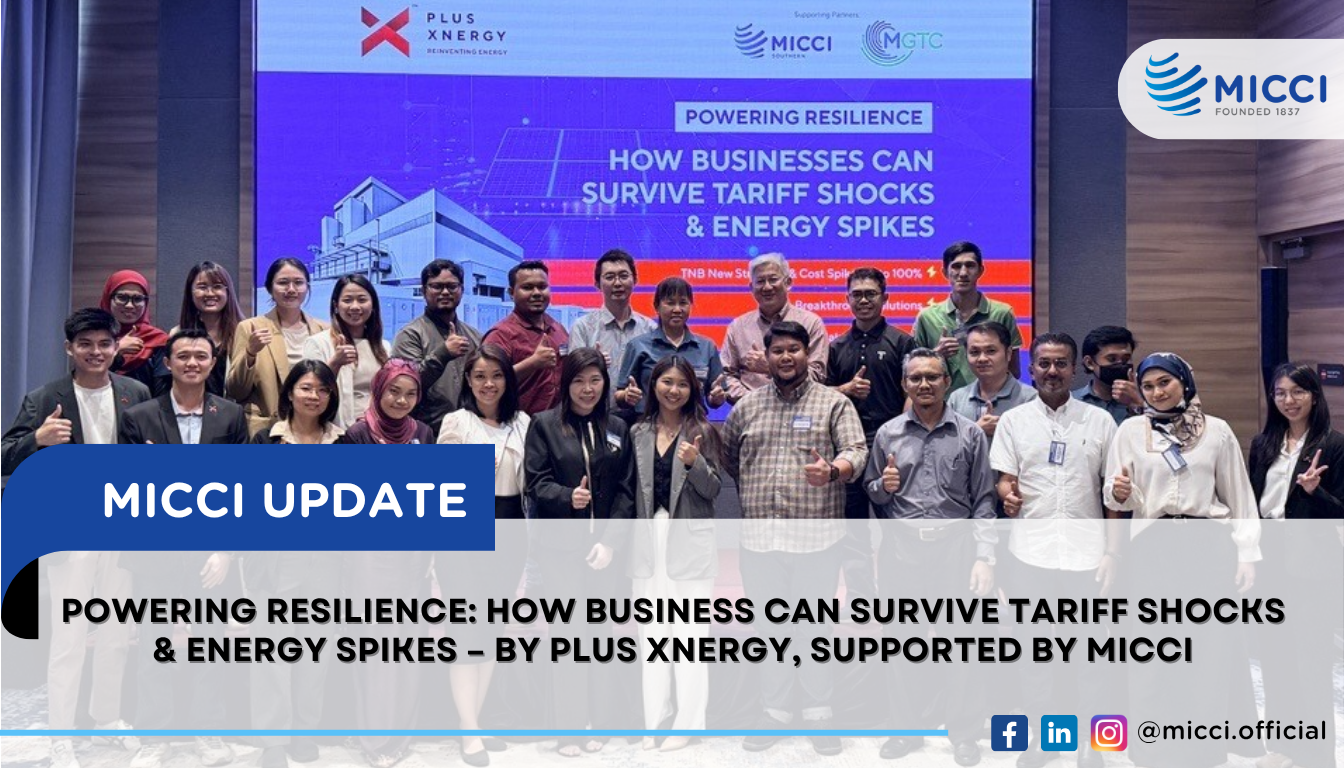 Powering Resilience_ How Business Can Survive Tariff Shocks & Energy Spikes – By Plus Xnergy, supported by MICCI