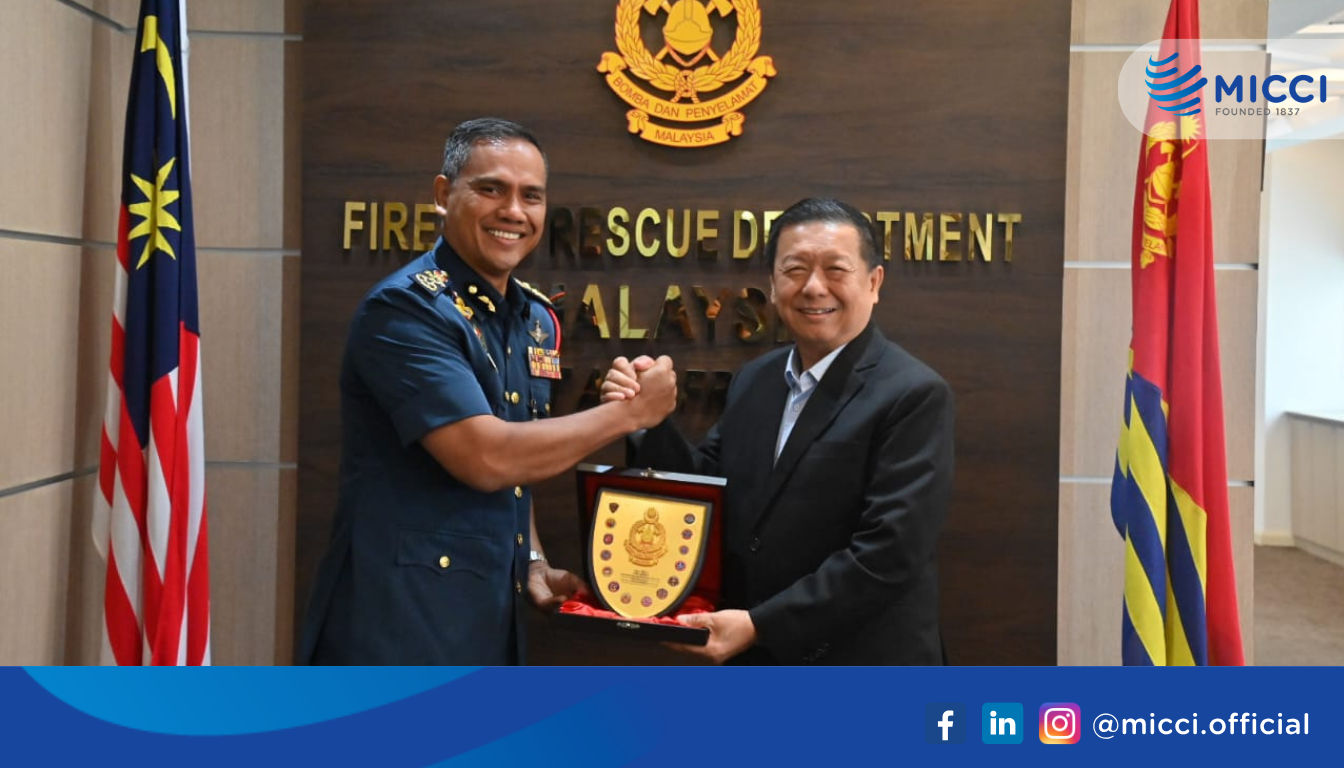MICCI Central Branch Courtesy Visit to the Director General of Fire & Rescue Department Malaysia (3)