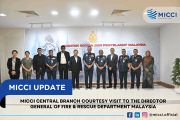 MICCI Central Branch Courtesy Visit to the Director General of Fire & Rescue Department Malaysia