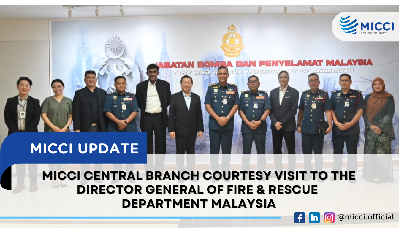 MICCI Central Branch Courtesy Visit to the Director General of Fire & Rescue Department Malaysia